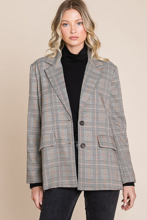 TARTAN CHECK JACKET